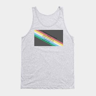 Disability Community Solidarity Flag Tank Top